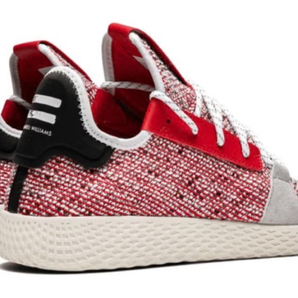 ADIDAS x Pharrell Williams HU V2 red white and gray size 11.5 - Picture 4 of 15